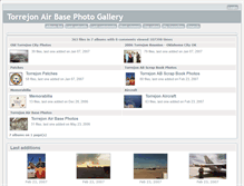Tablet Screenshot of photos.torrejonairbase.com